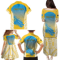 Personalised Vanuatu Sanma Day Family Matching Puletasi and Hawaiian Shirt Special Style - Polynesian Pride