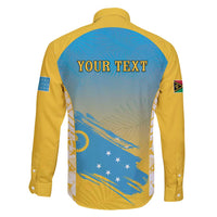 Personalised Vanuatu Sanma Day Family Matching Short Sleeve Bodycon Dress and Hawaiian Shirt Special Style - Polynesian Pride