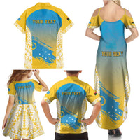 Personalised Vanuatu Sanma Day Family Matching Summer Maxi Dress and Hawaiian Shirt Special Style - Polynesian Pride