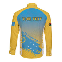 Personalised Vanuatu Sanma Day Long Sleeve Button Shirt Special Style - Polynesian Pride