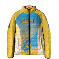 Personalised Vanuatu Sanma Day Padded Jacket Special Style - Polynesian Pride