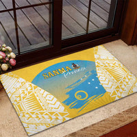 Vanuatu Sanma Day Rubber Doormat Special Style - Polynesian Pride