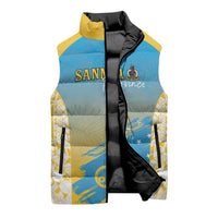 Personalised Vanuatu Sanma Day Sleeveless Puffer Jacket Special Style - Polynesian Pride