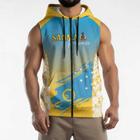 Personalised Vanuatu Sanma Day Sleeveless Zip Hoodie Special Style - Polynesian Pride