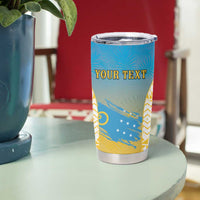 Personalised Vanuatu Sanma Day Tumbler Cup Special Style - Polynesian Pride