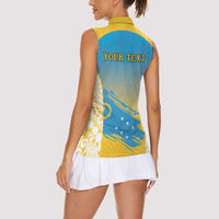 Personalised Vanuatu Sanma Day Women Sleeveless Polo Shirt Special Style - Polynesian Pride