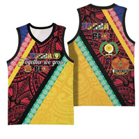 Love Torba PNG Day Basketball Jersey Together We Grow - Polynesian Pride