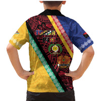 Love Torba PNG Day Family Matching Mermaid Dress and Hawaiian Shirt Together We Grow - Polynesian Pride