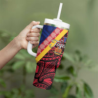 Love Torba PNG Day Tumbler With Handle Together We Grow - Polynesian Pride