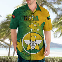 Personalized Papua New Guinea Enga Province Hawaiian Shirt Mix Coat Of Arms Polynesian Pattern LT05 - Polynesian Pride