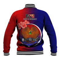Papua New Guinea Central Province Baseball Jacket Mix Coat Of Arms Polynesian Pattern LT05 - Polynesian Pride