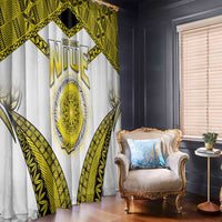 Niue The Rock Of Polynesia Window Curtain Peniamina Gospel Day Yellow Version