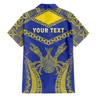 Personalised Niue The Rock Of Polynesia Hawaiian Shirt Peniamina Gospel Day Blue Version
