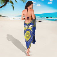 Niue The Rock Of Polynesia Sarong Peniamina Gospel Day Blue Version