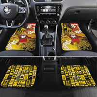 Papua New Guinea Retro Christmas Car Mats Hamamas Krismas - Polynesian Pride