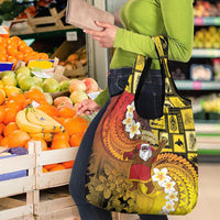 Papua New Guinea Retro Christmas Grocery Bag Hamamas Krismas - Polynesian Pride