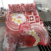 Tonga Christmas Bedding Set Kilisimasi Fiefia Retro Style Red LT05 - Polynesian Pride
