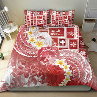 Tonga Christmas Bedding Set Kilisimasi Fiefia Retro Style Red LT05 - Polynesian Pride