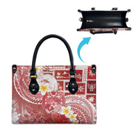 Tonga Christmas Leather Bag Kilisimasi Fiefia Retro Style Red - Polynesian Pride