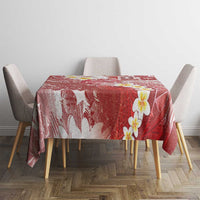 Tonga Christmas Tablecloth Kilisimasi Fiefia Retro Style Red - Polynesian Pride