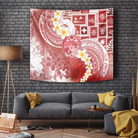 Tonga Christmas Tapestry Kilisimasi Fiefia Retro Style Red LT05 Red - Polynesian Pride