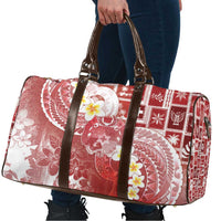 Tonga Christmas Travel Bag Kilisimasi Fiefia Retro Style Red - Polynesian Pride