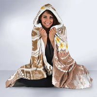 Tonga Christmas Hooded Blanket Kilisimasi Fiefia Retro Style Brown - Polynesian Pride