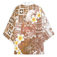 Tonga Christmas Kimono Kilisimasi Fiefia Retro Style Brown - Polynesian Pride