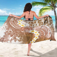 Tonga Christmas Sarong Kilisimasi Fiefia Retro Style Brown - Polynesian Pride