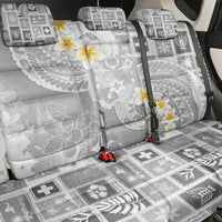Tonga Christmas Back Car Seat Cover Kilisimasi Fiefia Retro Style White - Polynesian Pride