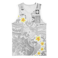 Tonga Christmas Basketball Jersey Kilisimasi Fiefia Retro Style White - Polynesian Pride