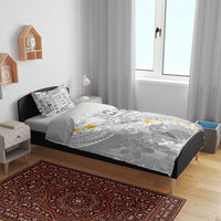 Tonga Christmas Bedding Set Kilisimasi Fiefia Retro Style White LT05 - Polynesian Pride