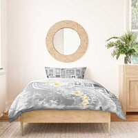 Tonga Christmas Bedding Set Kilisimasi Fiefia Retro Style White LT05 - Polynesian Pride