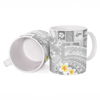 Tonga Christmas Ceramic Mug Kilisimasi Fiefia Retro Style White - Polynesian Pride