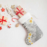 Tonga Christmas Stocking Kilisimasi Fiefia Retro Style White - Polynesian Pride