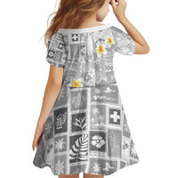 Tonga Christmas Family Matching Mermaid Dress and Hawaiian Shirt Kilisimasi Fiefia Retro Style White - Polynesian Pride