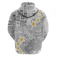 Tonga Christmas Hoodie Kilisimasi Fiefia Retro Style White - Polynesian Pride