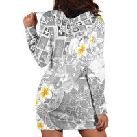 Tonga Christmas Hoodie Dress Kilisimasi Fiefia Retro Style White - Polynesian Pride