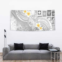 Tonga Christmas Tapestry Kilisimasi Fiefia Retro Style White LT05 - Polynesian Pride