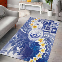 Federated States Of Micronesia Christmas Area Rug Retro Style Bright Version - Polynesian Pride