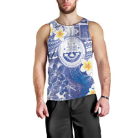 Federated States Of Micronesia Christmas Men Tank Top Retro Style Bright Version - Polynesian Pride