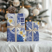 Federated States Of Micronesia Christmas Wrapping Paper Retro Style Bright Version - Polynesian Pride