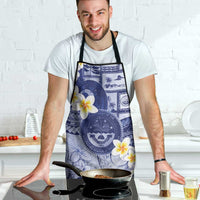 Federated States Of Micronesia Christmas Apron Retro Style Dark Version - Polynesian Pride