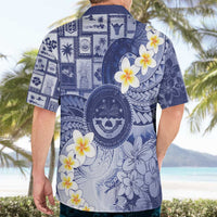 Federated States Of Micronesia Christmas Hawaiian Shirt Retro Style Dark Version - Polynesian Pride