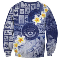 Federated States Of Micronesia Christmas Sweatshirt Retro Style Dark Version - Polynesian Pride