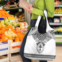 Personalised Melanesian Brotherhood Grocery Bag With Tribal Pattern LT05 - Polynesian Pride