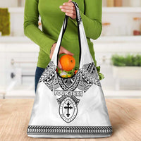 Personalised Melanesian Brotherhood Grocery Bag With Tribal Pattern LT05 - Polynesian Pride