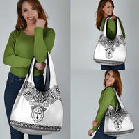 Personalised Melanesian Brotherhood Grocery Bag With Tribal Pattern LT05 - Polynesian Pride
