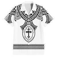 Personalised Melanesian Brotherhood Hawaiian Shirt With Tribal Pattern - Polynesian Pride