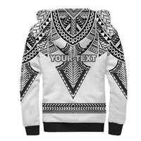 Personalised Melanesian Brotherhood Sherpa Hoodie With Tribal Pattern LT05 - Polynesian Pride